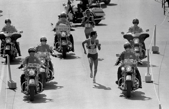 Beardsley vs Salazar in the 1982 Boston Marathon